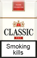 Classic Red Cigarettes Classic Red Cigarettes