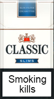 Classic Slims Blue Cigarettes Classic Slims Blue Cigarettes