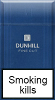 Dunhill Fine Cut Dark Blue Cigarettes Dunhill Fine Cut Dark Blue Cigarettes