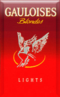 Gauloises Blondes Red Cigarettes