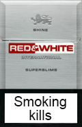 Red&White Super Slims Shine Cigarettes