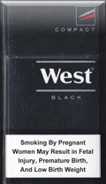 West Black Compact Cigarettes